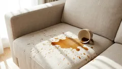 So entfernen Sie einen frischen Kaffeefleck schnell und einfach mit Hausmitteln vom Sofa: Eine Schritt-für-Schritt-Anleitung