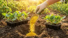 Was sollte man in das Pflanzloch für den Kohl geben, damit er schnell Wurzeln schlägt und einen schweren Kopf bildet?
